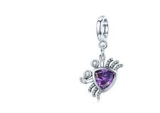 Charm Anhänger f. Pandora Liebe Rose Kind Mädchen Herz Junge 925 Sterling Silber