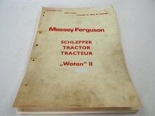 Massey Ferguson / Eicher 3013 3014 Wotan II Traktor Ersatzteilliste 1975