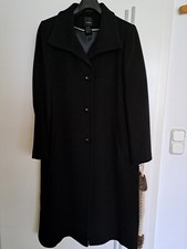 Fabiani Mantel damen 44, Wollmantel, Wintermantel, schwarz, lang, wie neu