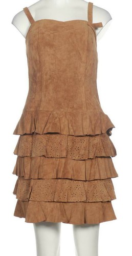 Lederkleid braun apart - braun,