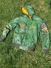 y2k Ed Hardy Lederjacke