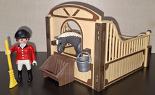 Playmobil aus 5110 Pferd Pferdebox Pferdestall Reiterhof Reiter Weihnachten