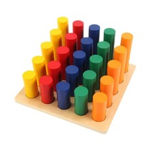 Holzbausteine Farbsortierung