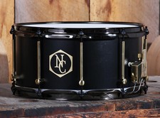 Noble & Cooley 14x6 Zoll  Solid Snare Drum Maple One Piece USA BLACK SUPER MATTE