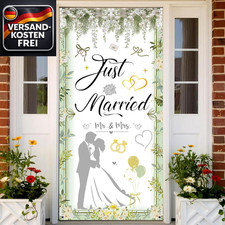 Hochzeit Deko Banner für