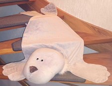 Nici Bettvorleger Teppich Robbe Seehund blau Punkte TOP! RARITÄT! 100 x 130 cm