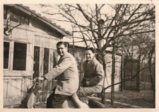 Vintage Foto Paar mit NSU