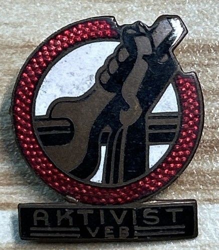 Ddr aktivistenabzeichen veb - ddr,