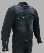 Motorrad Jeansjacke mit Kevlar - S - XXL  - Biker,Chopper,Protektoren