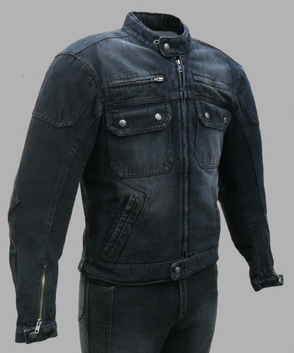Motorrad jeansjacke mit - jeansjacke,