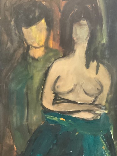 Surrealistisches aquarell - aquarell, im