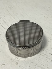 Dose pillendose aus silber - dose,