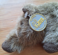 Wildschwein  Original Fimster mit Marke ca 25 cm lang Plüschtier Stofftier