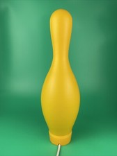 Bowling Pin Lampe Pop Art, Design Lampe, Kunststoff, Vintage, Selten
