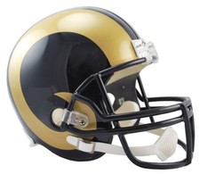 NFL Mini Helm St. Louis Rams VSR4 Throwback Riddell 2000-16 Helmet Football