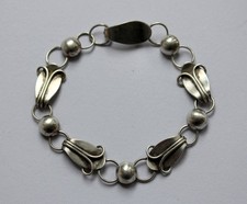 Antike Armkette Silber 900 Handarbeit Vintage Armband art deco