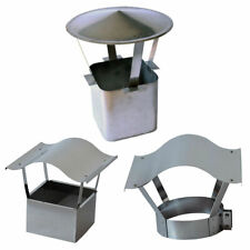 Massive Kaminabdeckung / Schornsteinabdeckung / Kaminhaube Edelstahl Alle Größen