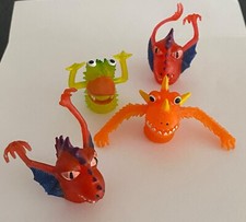 4x Fingerpuppen Monster groß Fingermonster von Freak Scene