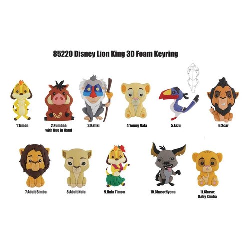 Disney pvc taschenanhänger - disney,
