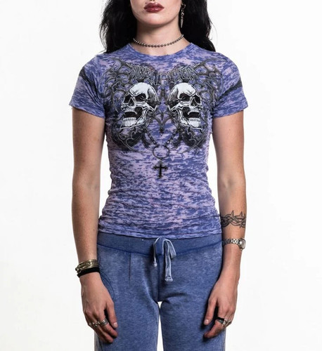 Affliction shirt damen shred - affliction,