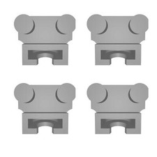 ULROAD 4x Ersatzteil für IKEA Kvartal Rolle Gleiter Ersatzteile Gardinenschiene