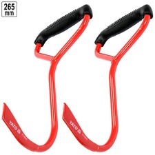 Holzhebehaken Holzhaken Holzgreifer Forsthaken Stammheber 2x Wendehaken 265mm