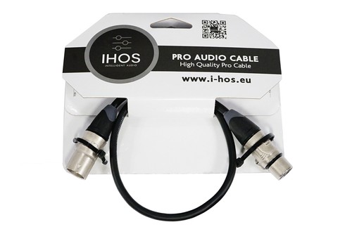 Ihos xlr kabel premium - xlr, 0,5m