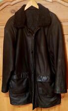 HERREN LEDERMANTELgebr.wenig getragen,Pelzkragen abnehmbar,Ärmel60,Knopfleiste80