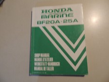 Repair manual de taller Honda Außenborder BF 20 25 A PS Werkstatthandbuch 1994