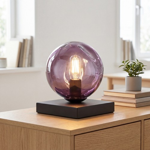 Tischlampe wohnzimmer glas - tischlampe,