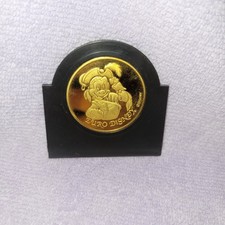 EuroDisney – Pirates of the Caribbean Münze – 24 K Vergoldung – Vintage 90er
