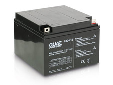 QUATPOWER Blei-Akkumulator Batterie Stromspeicher LB24-12 12V-/24Ah Bleiakku