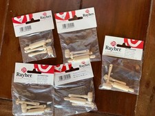 5 x OVP Rayher Holzminiaturen