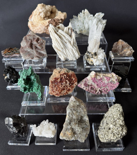 Mineraliensammlung stufen - mineraliensammlung,