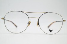 Brille FUNK Pebre Messing Oval Brillengestell eyeglasses Neu