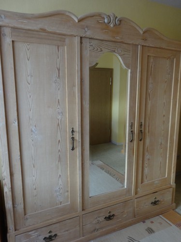 Antiker kleiderschrank spiegel - antiker,