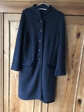 Georg Maier, Wollmantel, Gr.XL, Grau, 100% Wolle, Long Jacke, Mantel, Anthrazit