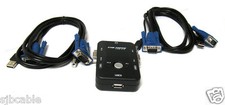 2-PORT KVM SWITCH  + 2x SET