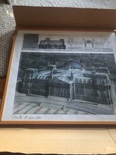 Christo verhüllter Reichstag  ,signiert von Christo+Jeanne Claud