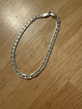 Stegpanzerketten Armband 925