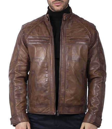 Herrenjacke 100 echtleder - 100%,