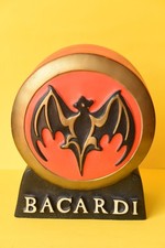 Bacardi Fledermaus Reklame Licht Helloween Deko | Gastro Club Bar Logo | Vintage