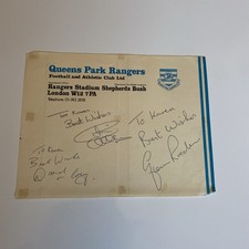 Queens Park Rangers signierter