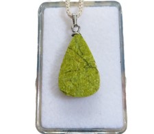 Grüner opal cabochon - grüner,