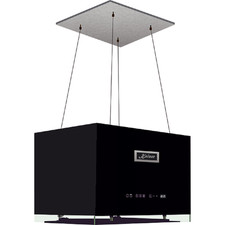 Kaiser Inselhaube AI5405S  Dunstabzugshaube 50 cm, Schwarz Glas Edelstahl