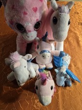 Kuscheltier Konvolut Einhorn, gebraucht - 6 Stück