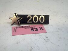 VESPA 200 COSA 2 EMBLEM Handschuhfach Schriftzug Chrom (53h)