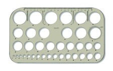 Schablone Kreisschablone 4 -