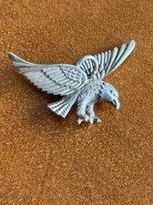 Anhänger Adler groß echt Silber 925 Vogel massiv Raubvogel Sterlingsilber Unisex