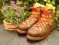 STEFAN  ??  Trekking-/Bergstiefel Gr.40 Leder braun VIBRAM®  1x getr. NP: 289€